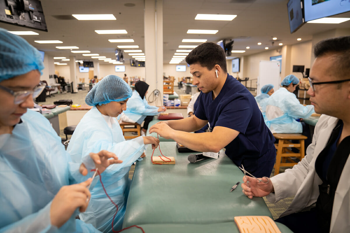 WesternU students from mentoring and inspiring local Pre-K through high school students during Health Career Ladder