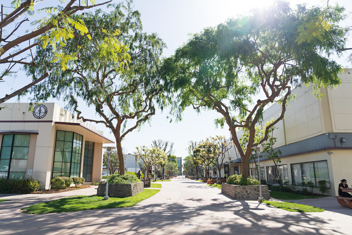 WesternU campus in Pomona, California.