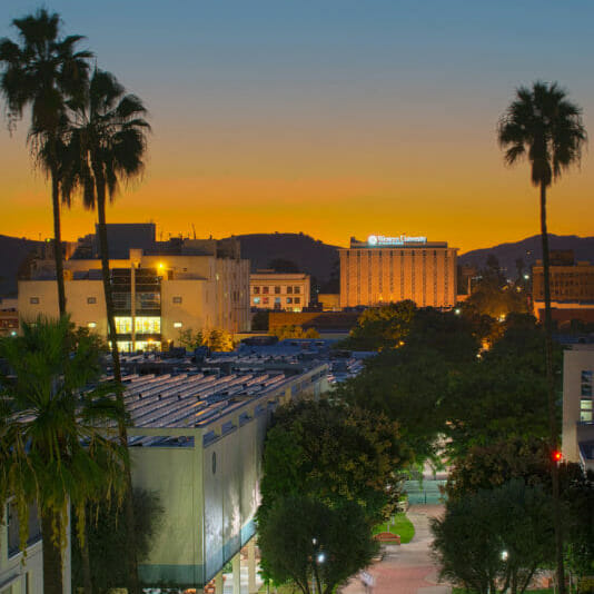 Campus evening