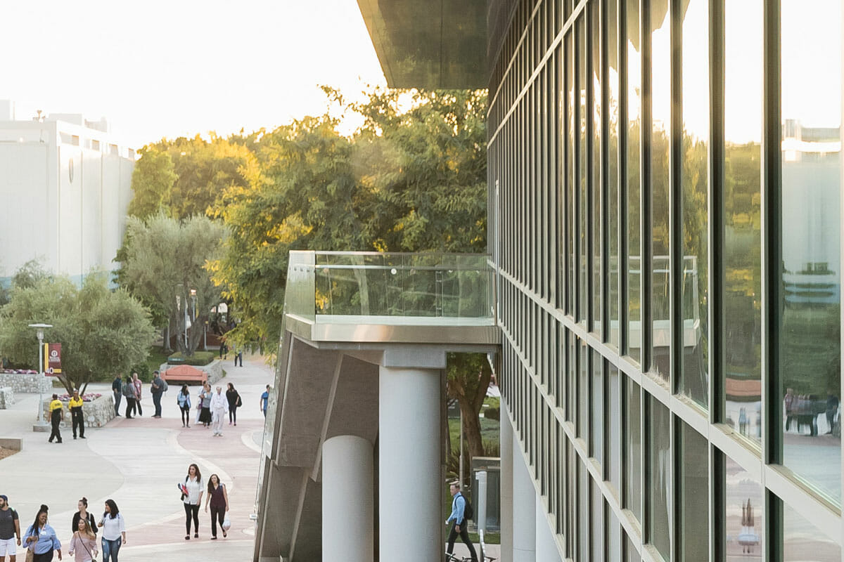 Exterior of Health Education building