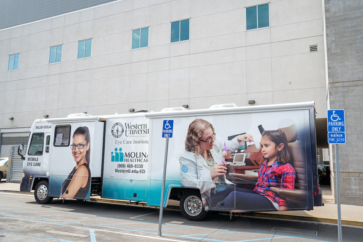 Eye Care van.