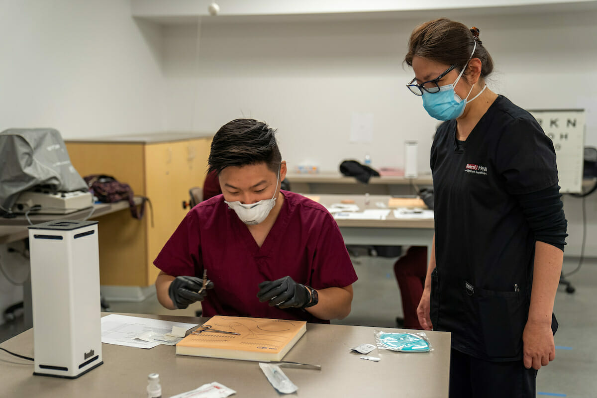 co suturing lab