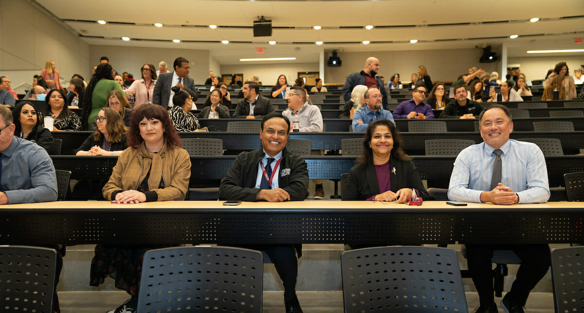 lecture hall, sitting