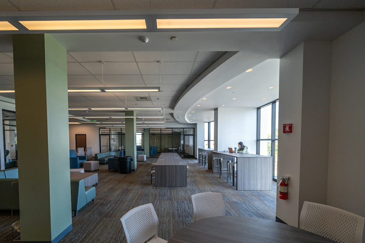The Harriet K. and Philip Pumerantz Library and Learning Resource Center was remodeled. It opened to students January 3, 2022. Some rooms still need to be furnished and completed.