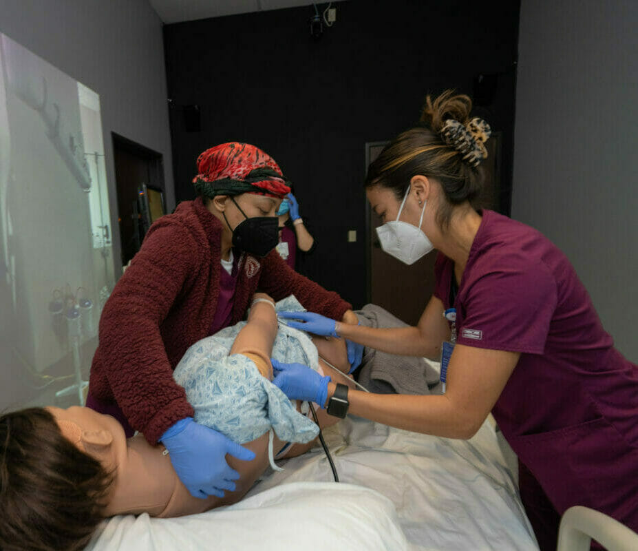Students in Nursing Simulation