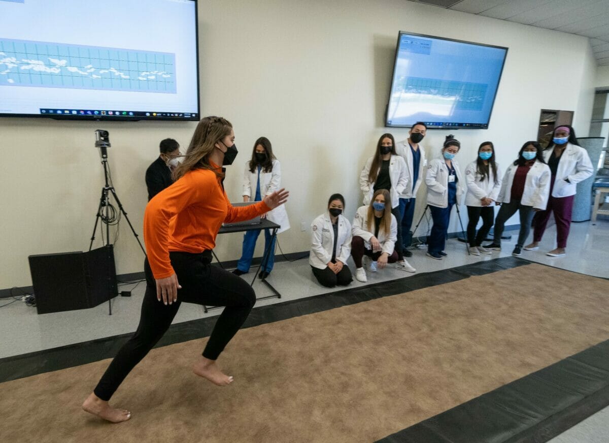 Running in Biomechanics Lab