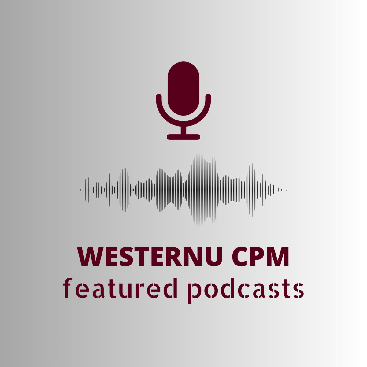 The logo for westren cpm featured podcasts.