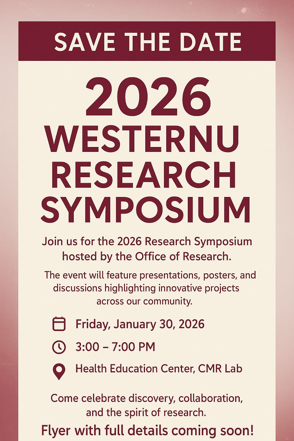 A white and red sign with text.