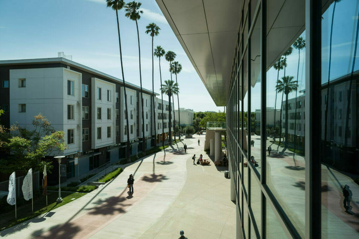 Photo of esplanade taken from HEC