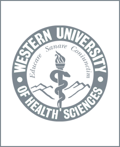 Portrait placeholder with grey WesternU seal