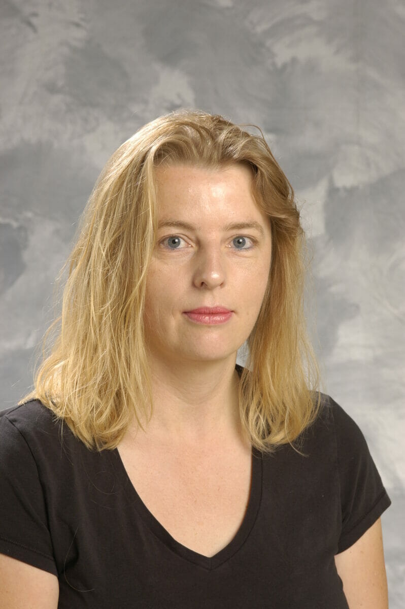 Woman, black shirt