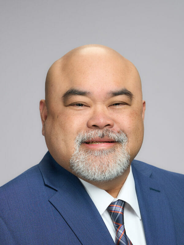 Portrait of Hernani L Ledesma, Jr., DNP, EdD, MSN, MHA, RN, CNE, NE-BC, CHSE, CHSOS, NPD-BC