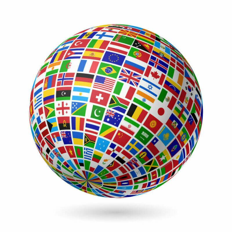 International Flags Sphere