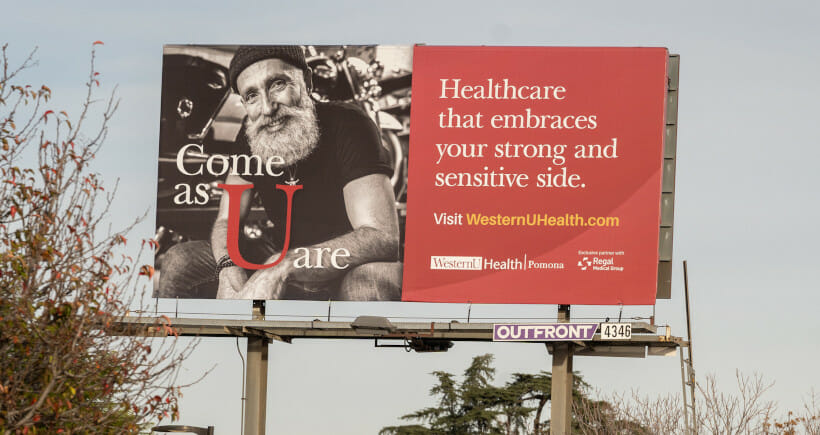 WesternU Health billboard