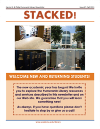 Fall 2013 Library Newsletter