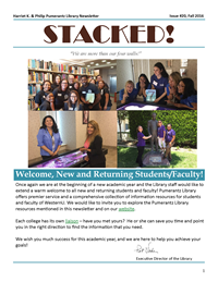 Fall 2016 Library Newsletter