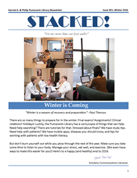 Winter 2016 Library Newsletter