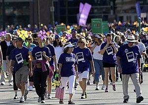 Walk to End Alzheimer's Picture of COMP-Northwest students, faculty and staff participating in the Walk to End Alzheimer’s in Timber Linn Park in Albany on Sept. 28