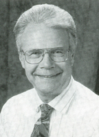 Black and white portrait of Lee R. Grunden, Ph.D. - Professor of Pharmacology, Emeritus