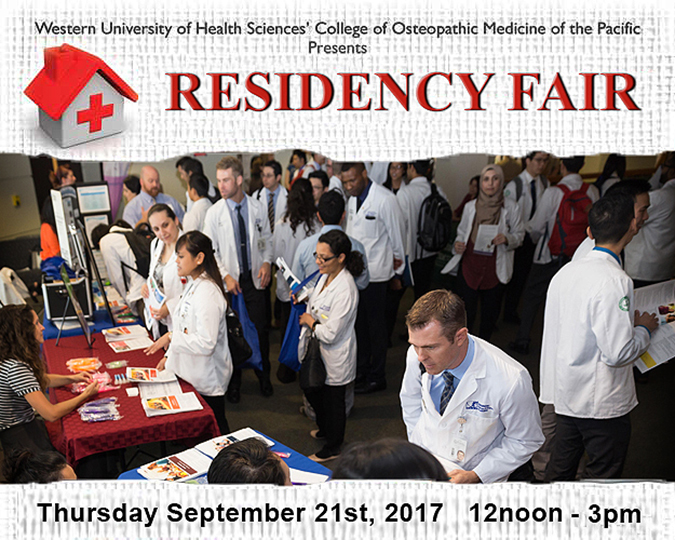 Residency Fair College of Osteopathic Medicine of the Pacific