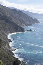 ocean picture of the ocean next to a cliff